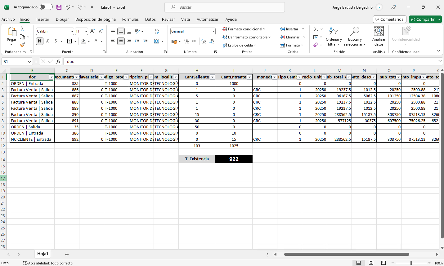 Interfaz de usuario gráfica, Aplicación, Tabla, Excel

Descripción generada automáticamente