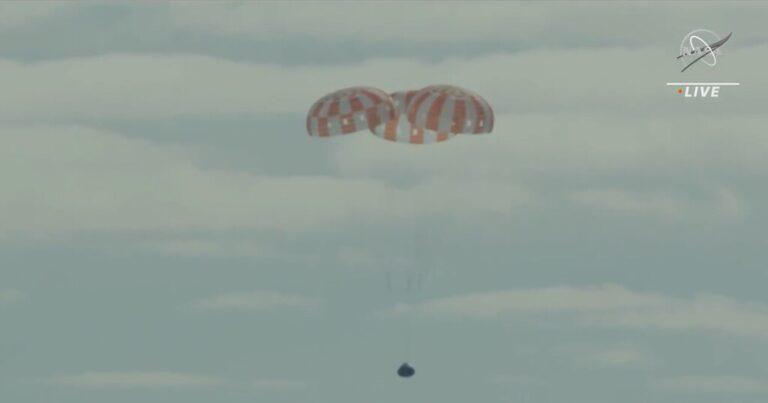 Read more about the article La cápsula Orion regresa a la Tierra: culmina la misión Artemis I y un paso clave para volver a la Luna