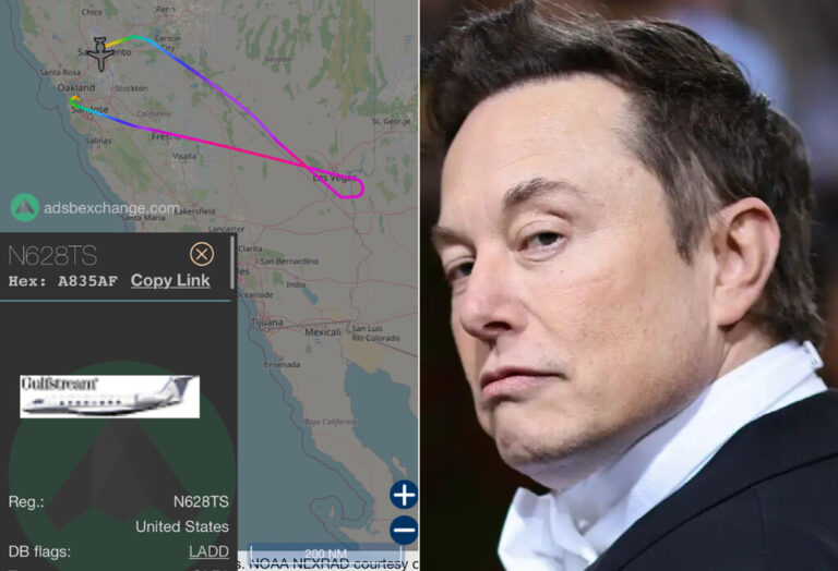 Read more about the article La cuenta de Twitter que seguía al jet privado de Elon Musk vuelve a estar activa. Nadie sabe por cuánto tiempo