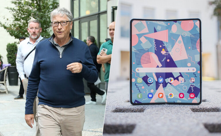 Read more about the article Bill Gates acaba de renovar su teléfono por uno muy peculiar. Y no es el plegable de Microsoft