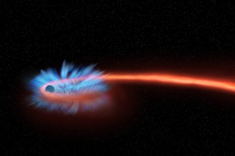 Read more about the article El Hubble ha captado uno de los hechos más fascinantes del Universo: un agujero negro “devorando” a una estrella