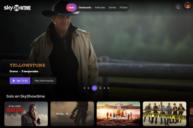 Read more about the article SkyShowtime, primeras impresiones: una plataforma funcional y un catálogo sólido, pero no arrollador