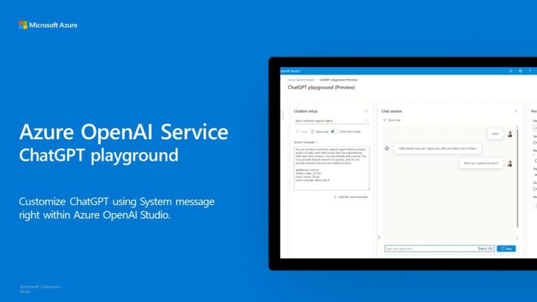Read more about the article ChatGPT ya está disponible en Azure OpenAI Service