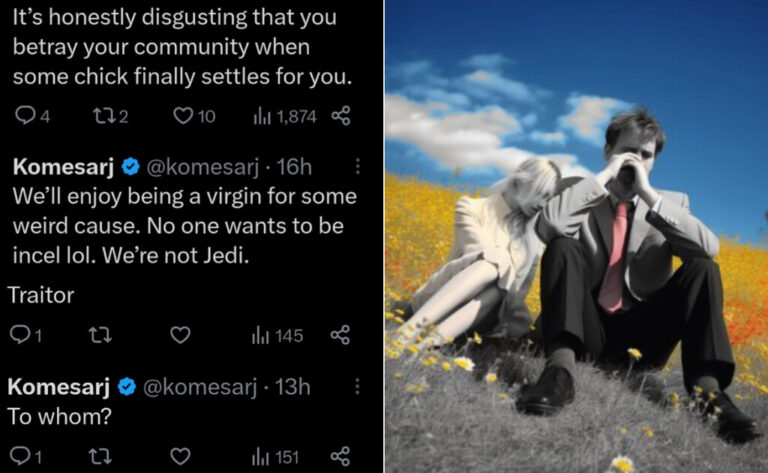 Read more about the article Hay una guerra civil dentro de la comunidad incel. El motivo: uno de sus líderes ha tenido sexo