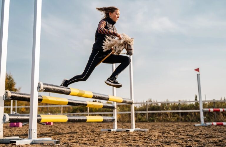 Read more about the article En Finlandia se ha puesto de moda un nuevo deporte de salto con caballo. Caballo de madera