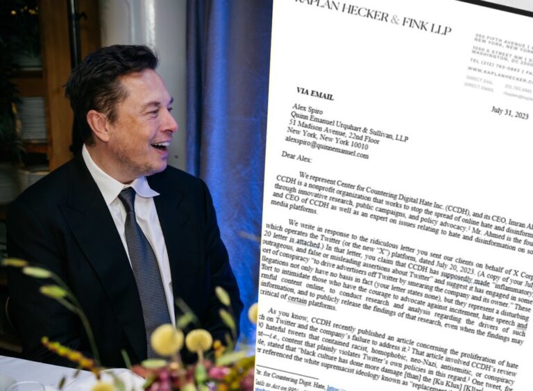 Read more about the article Elon Musk se autoerigió defensor de la libertad de expresión. Ahora va denunciando a ONGs que luchan contra discursos de odio